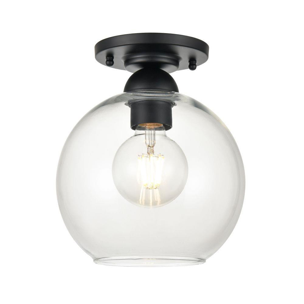 Astoria 1 Light Semi Flush Mount 9.25 Inch Tall and 7.75 Inch Wide by Atlas - CL12527