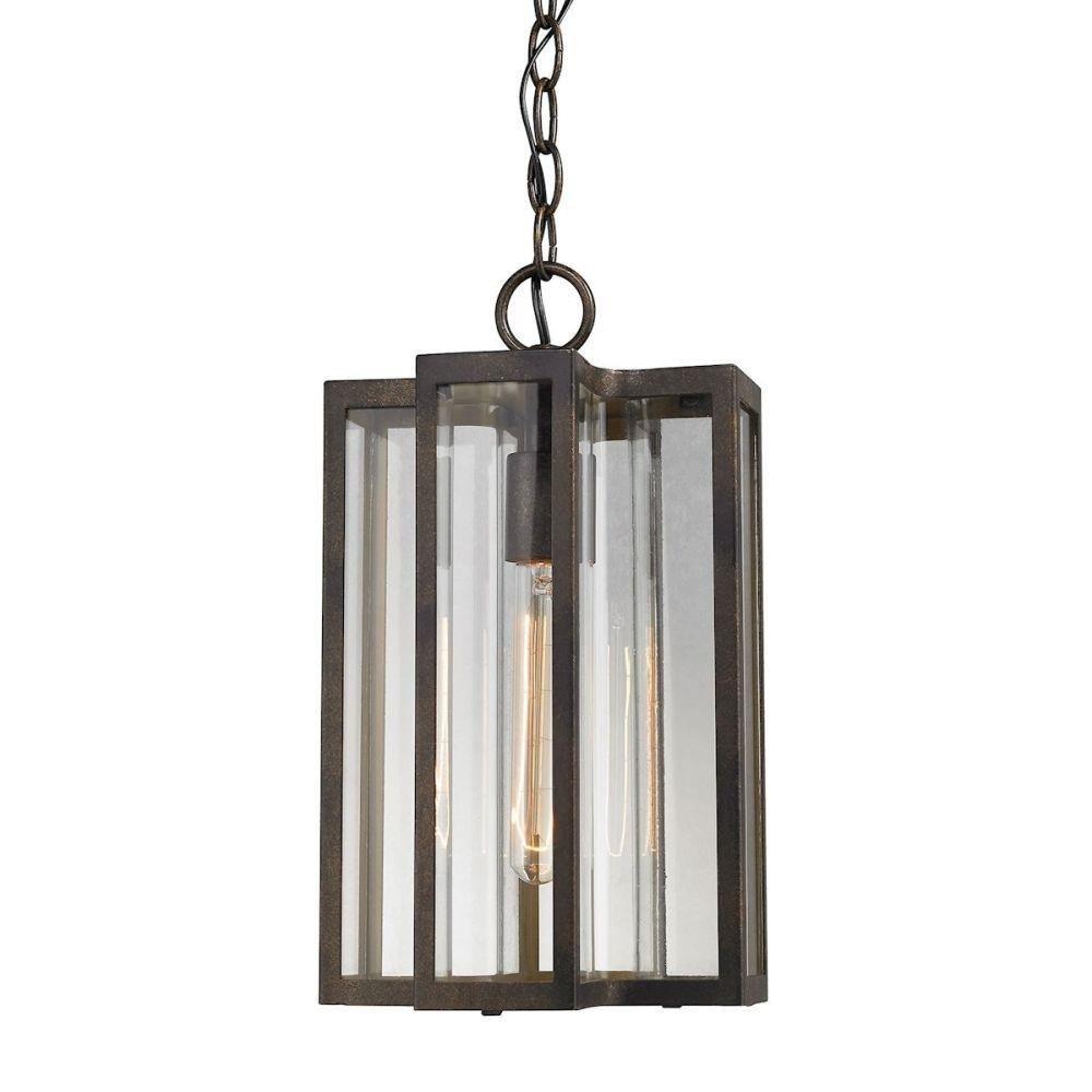 Bianca 1 Light Outdoor Pendant 14 Inch Tall and 8 Inch Wide by Atlas - OL11020