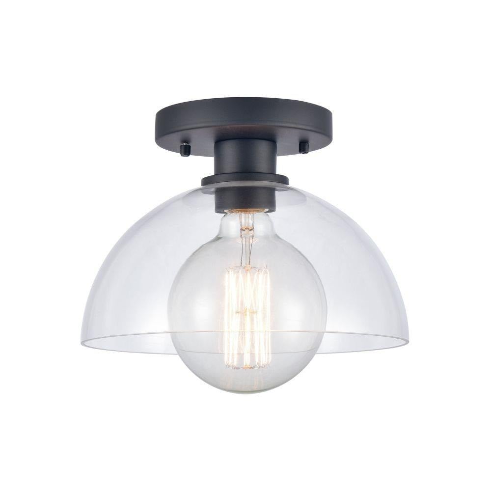 Julian 1 Light Semi Flush Mount 8.75 Inch Tall and 10 Inch Wide by Atlas - CL11896