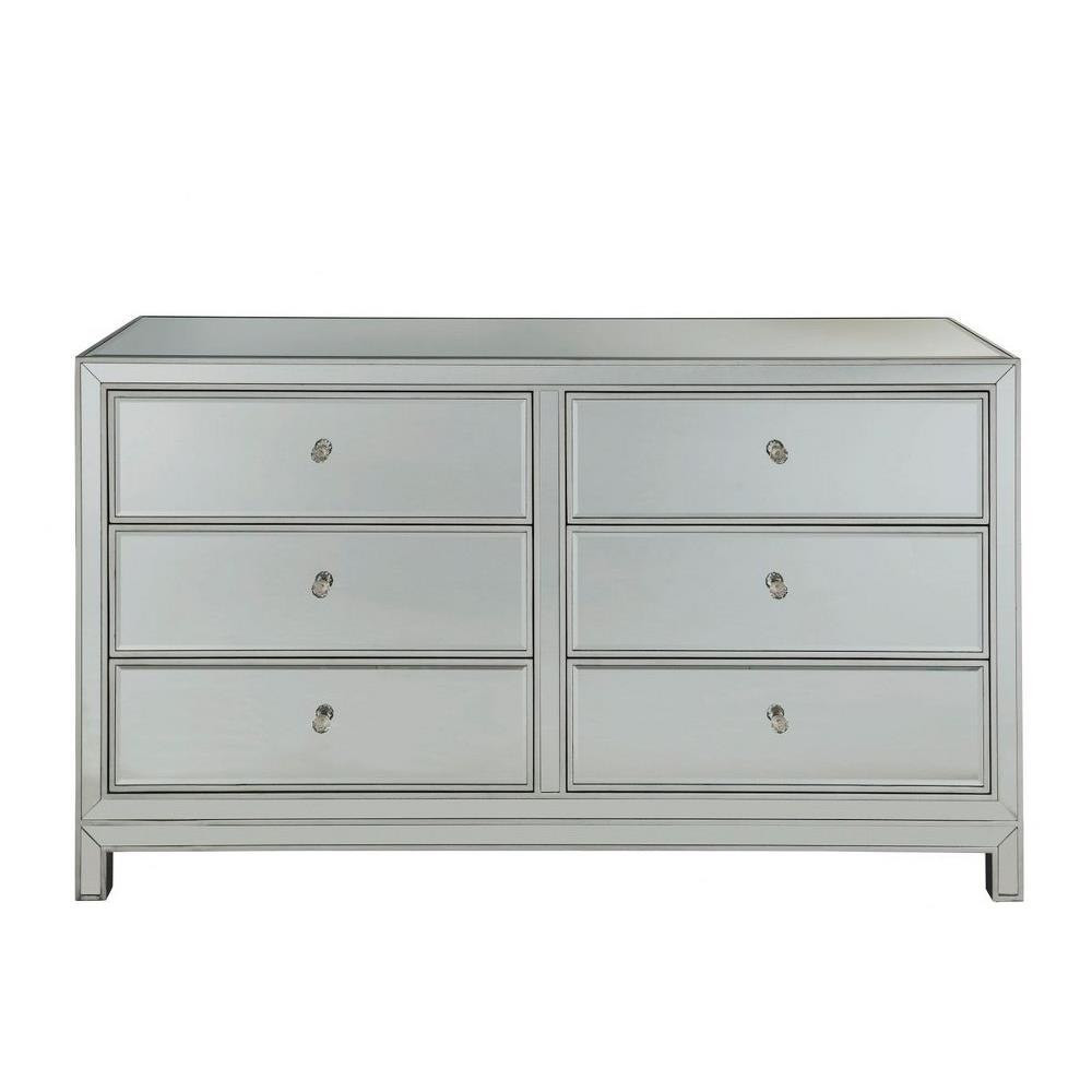 Loxley South 32 Inch 6 Drawer Mirrored Cabinet by Bailey Street Home - 779-BEL-688725