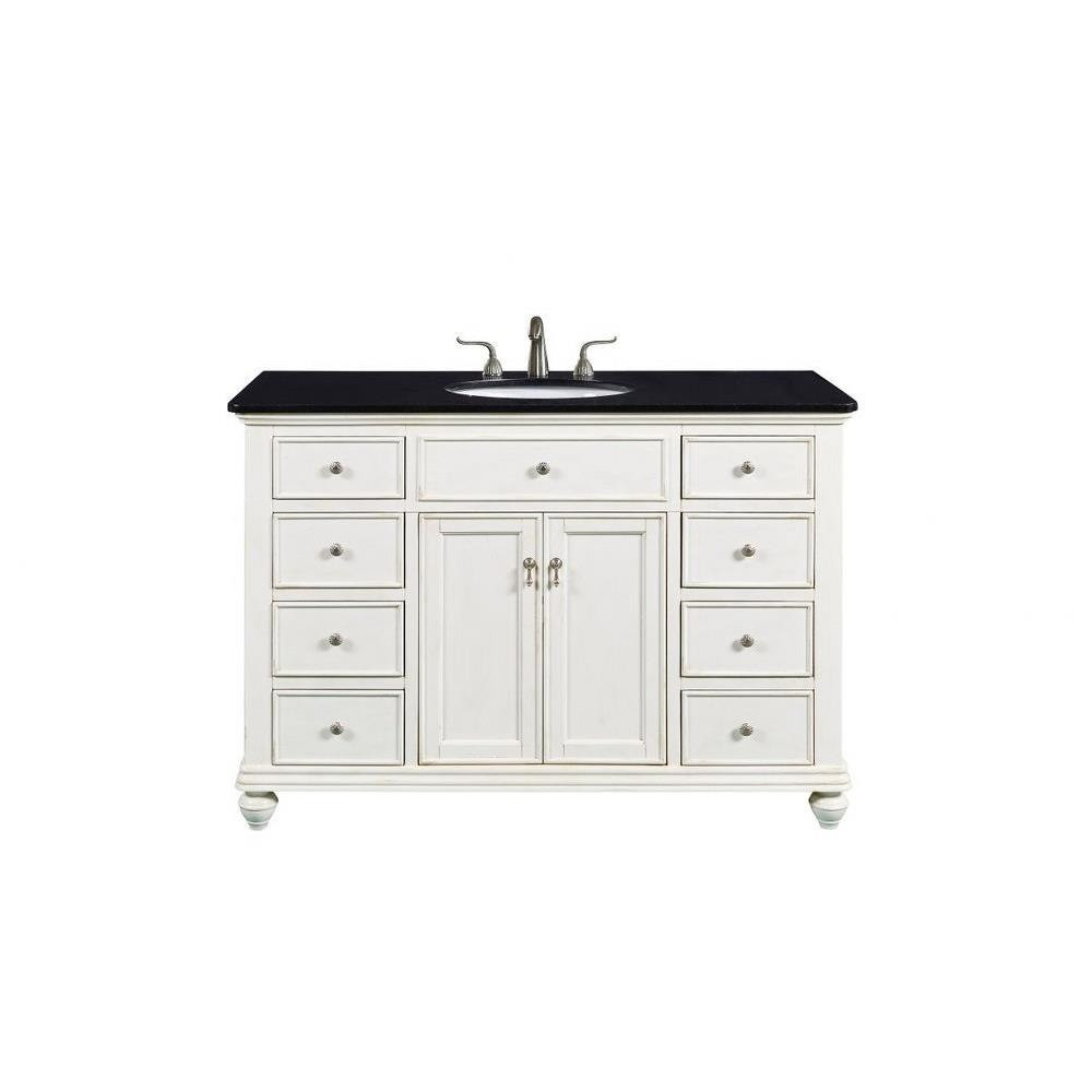 Feltons Place 48 Inch 8 Drawer Bath Vanity Sink Set by Bailey Street Home - 779-BEL-688774