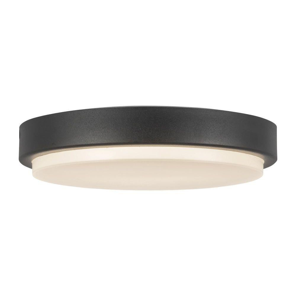 Bailey 20W LED Outdoor Flush Mount 1.75 Inch Tall and 9 Inch Wide by Kuzco - EC47409