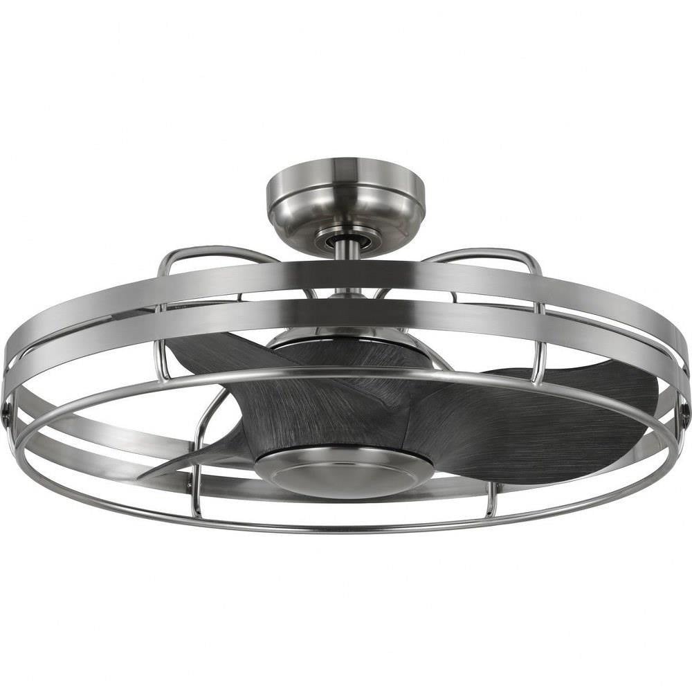 Harewood Laurels 3 Blade Ceiling Fan with Wall Bracket 26 Inches Wide by BSH - 70-BEL-1283909