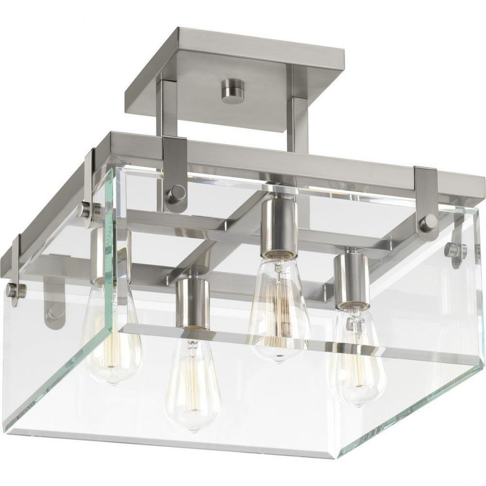 Eastern Row 4 Light 16.75 Inch Wide Semi Flush Mount by BSH - 70-BEL-687678
