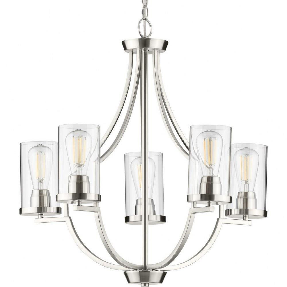 St Vincent Wood 5 Light Medium Chandelier by BSH - 70-BEL-930185