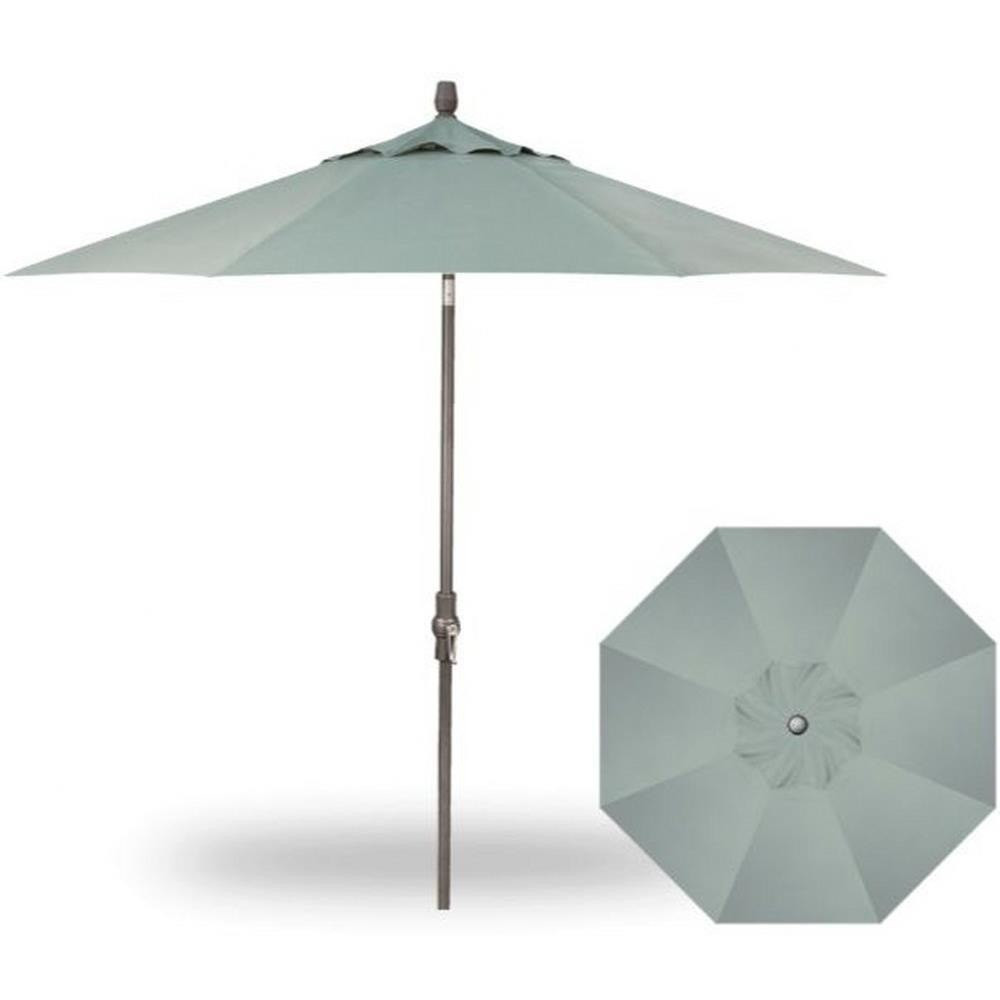 9 Foot Aluminum Crank Lift Octagon Market Umbrella by Treasure Garden - UM800