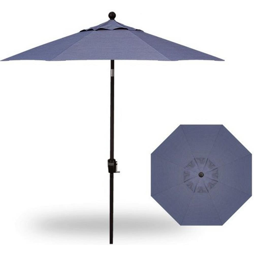 7.5 Foot Aluminum Crank Lift Octagon Market Umbrella by Treasure Garden - UM907
