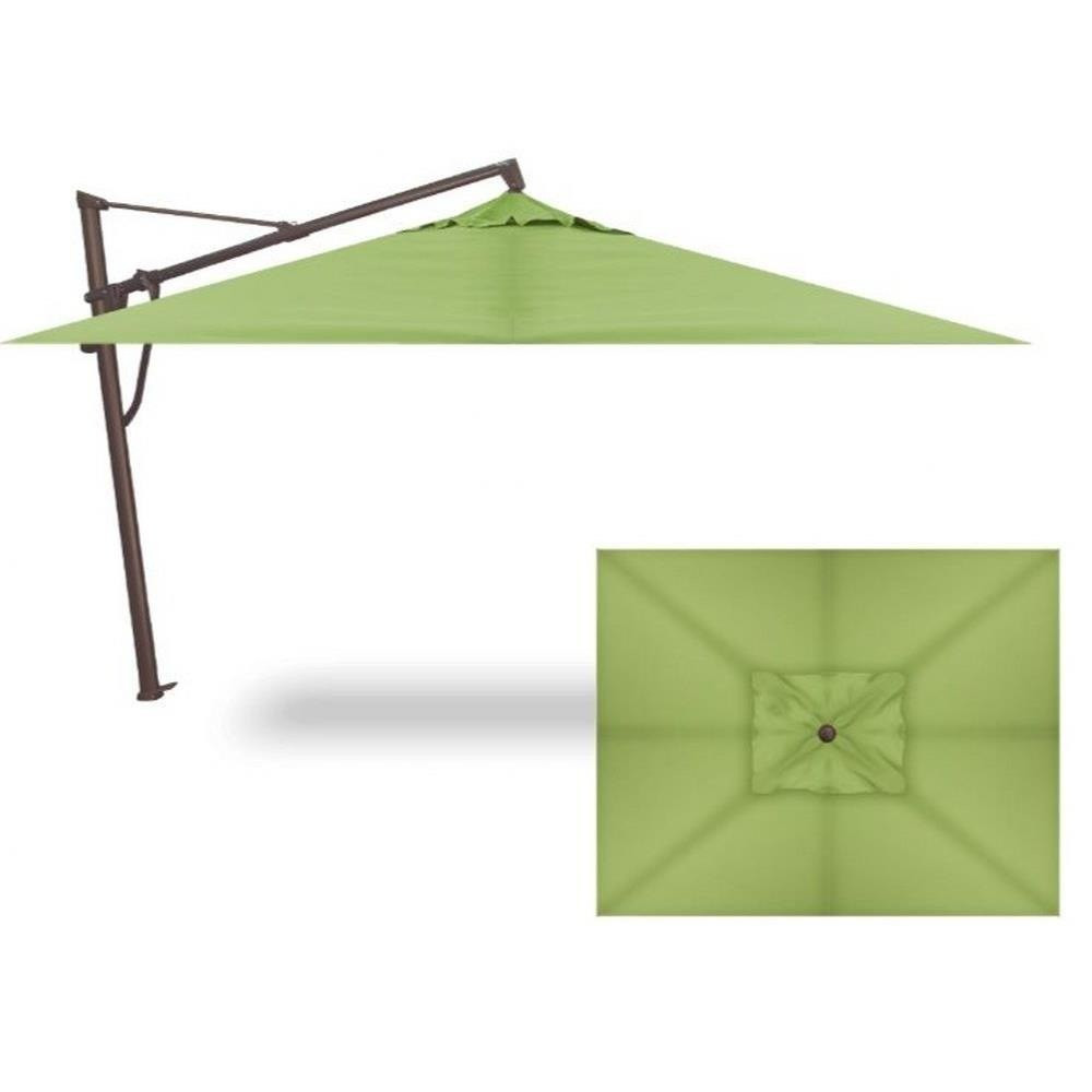 10x13 Foot Aluminum Manual Rectangle Cantilever Umbrella by Treasure Garden - AKZPRT