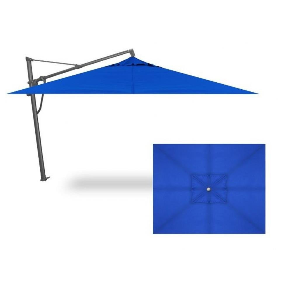 10x13 Foot Aluminum Manual Rectangle Cantilever Umbrella by Treasure Garden - AKZPRT