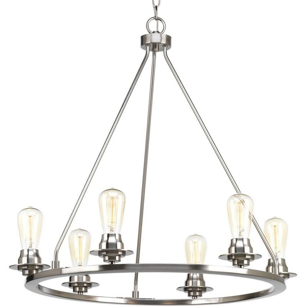 Debut 6 Light Large Chandelier by Progress - P400015