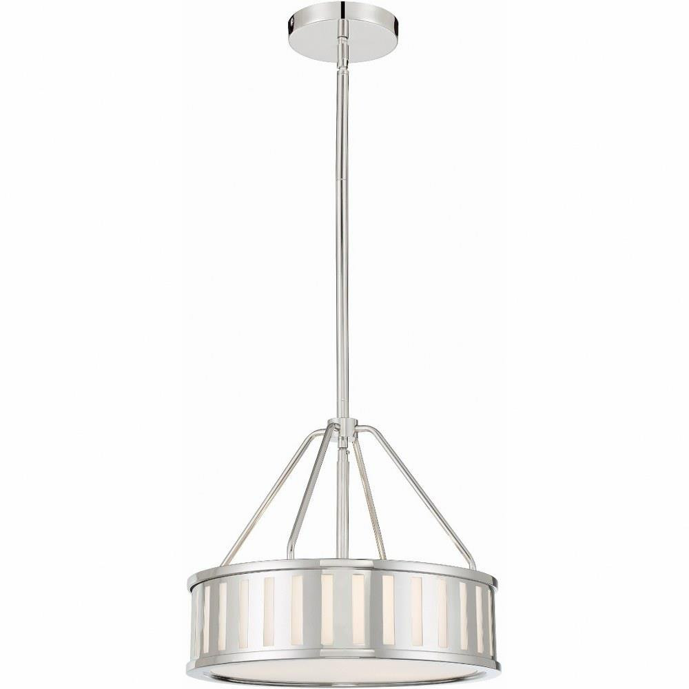 Kendal 3 Light Chandelier 13.75 x 15.5 Inch by Crystorama - KEN-8303