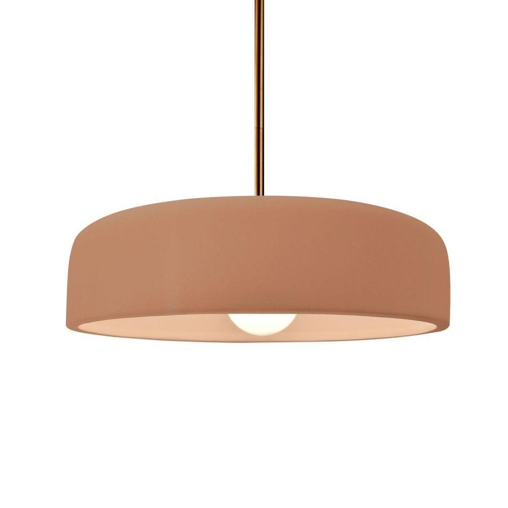 Radiance Spire 1 Light Stem Pendant 4 Inch X 13 Inch Wide by Justice Design - CER-6573-RIGID