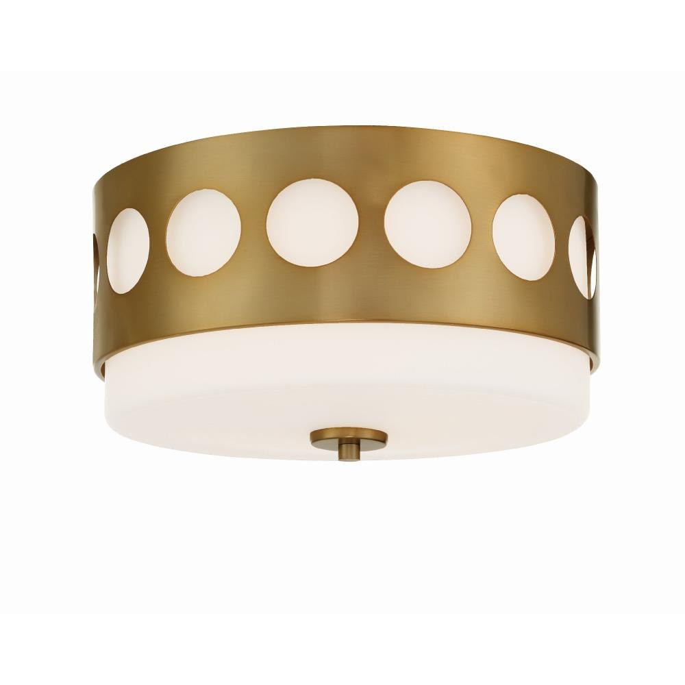 Kirby 2 Light 13.25 Inch Wide Flush Mount by Crystorama - KIR-B8100