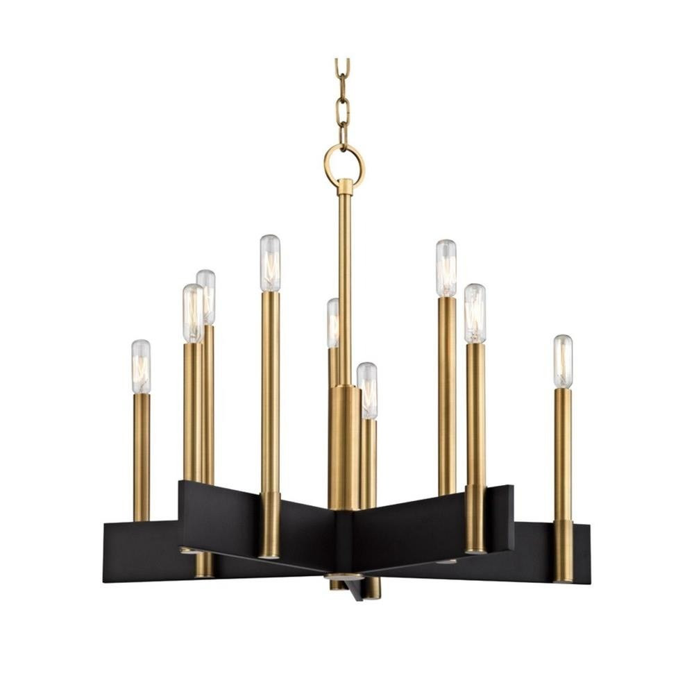 Abrams 10 Light Medium Chandelier by Hudson Valley - 8825