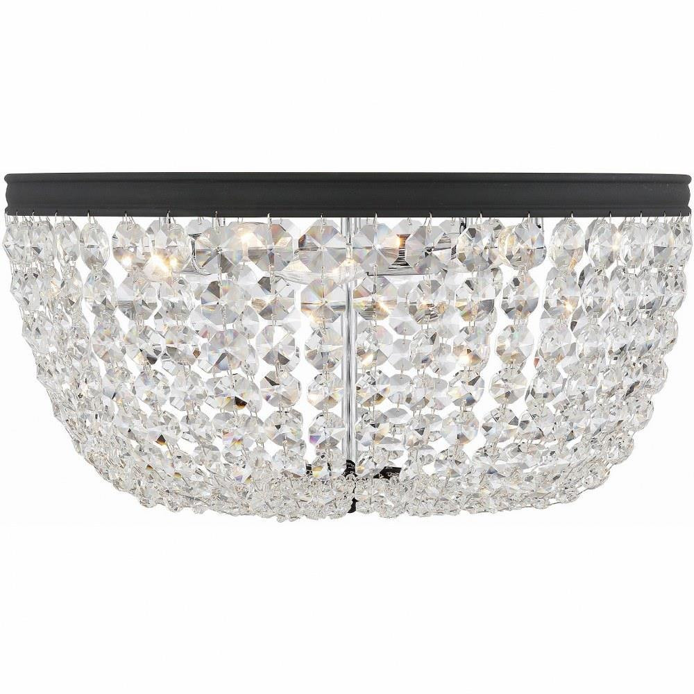 Nola 5 Light 20 Inch Wide Flush Mount by Crystorama - NOL-320