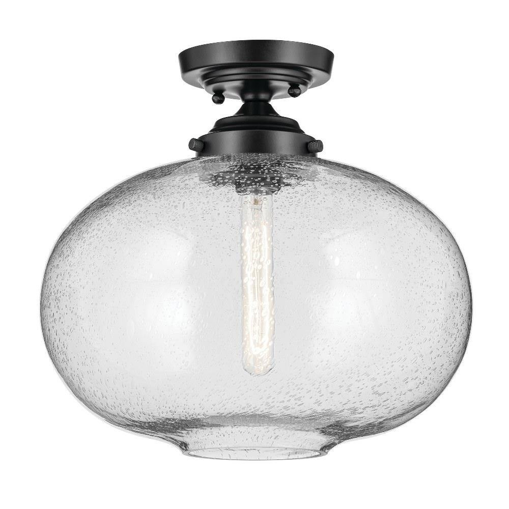 Avery 1 Light 14.5 Inch Wide Semi Flush Mount by Kichler - 43913