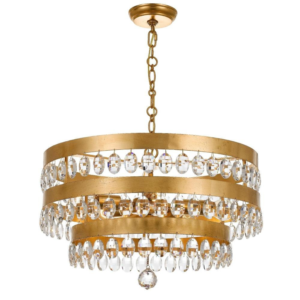 Perla 5 Light Medium Chandelier by Crystorama - 6106