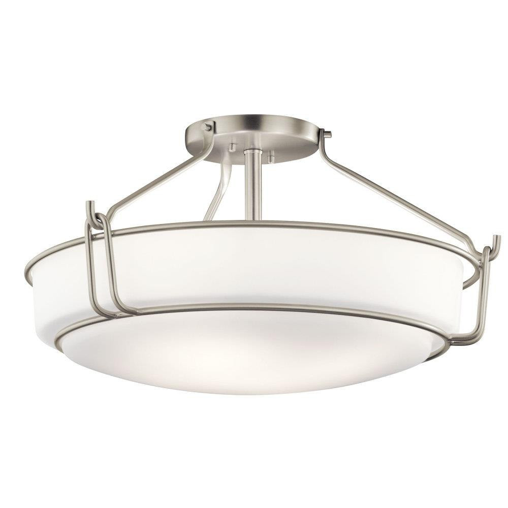 Alkire 4 Light 22 Inch Wide Semi Flush Mount by Kichler - 44086