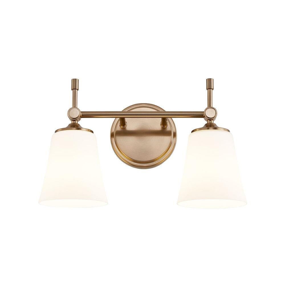 Fusion Tulsi 2 Light Bath Vanity 9.25 X 15 Inch Wide by Justice Design - FSN-8312