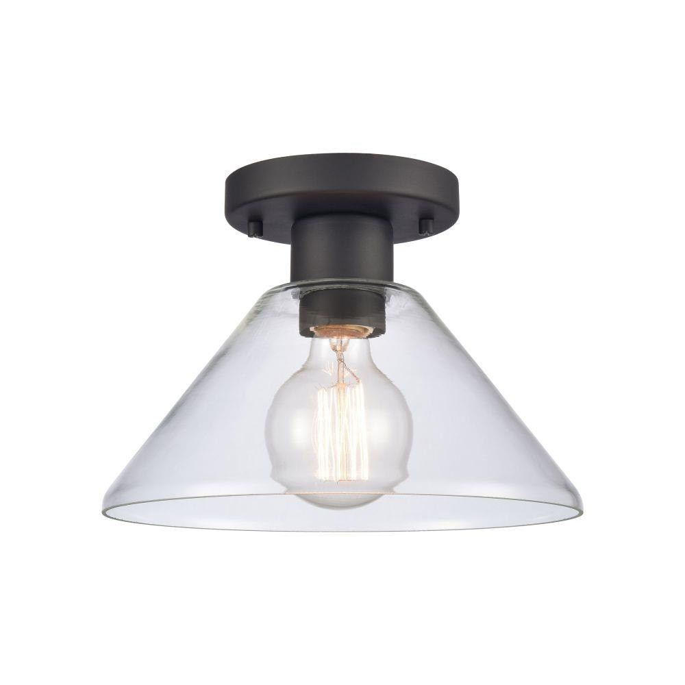 Vivica 1 Light Flush Mount 7 Inch Tall and 10 Inch Wide by Atlas - CL12490