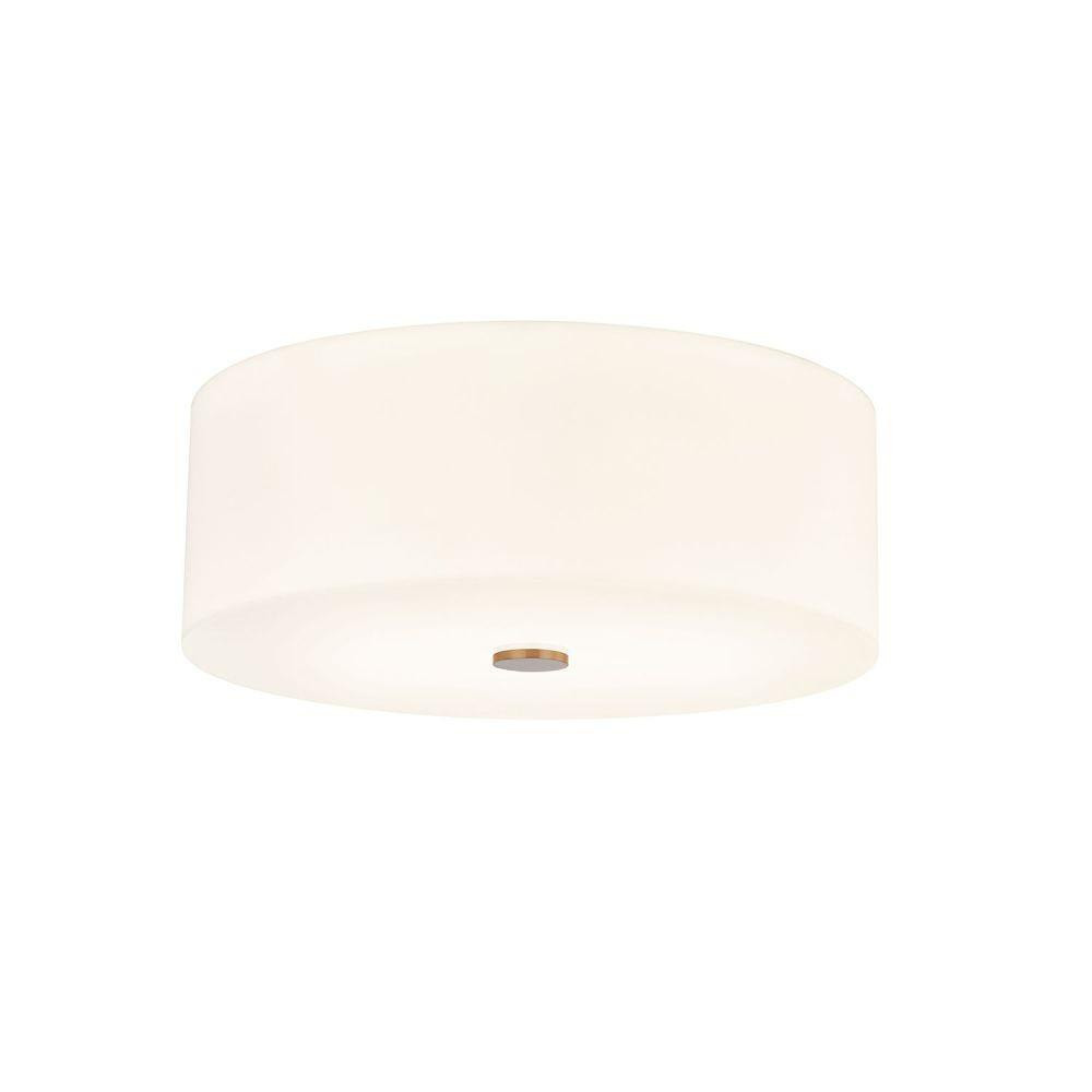 Acryluxe Classic 4 Light Flush Mount 18 Inch Wide by Justice Design - ACR-9731