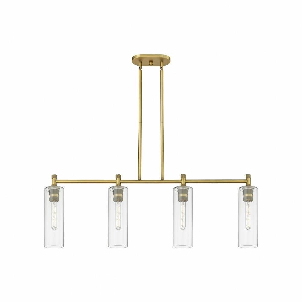 Crown Point 4 Light Oversized Island Pendant 14.75 Inch Tall by Innovations - 434-4I-G434-12