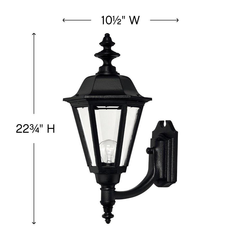 Wentworth Crescent 1 Light Wall Lantern 22 Inch Tall by Bailey