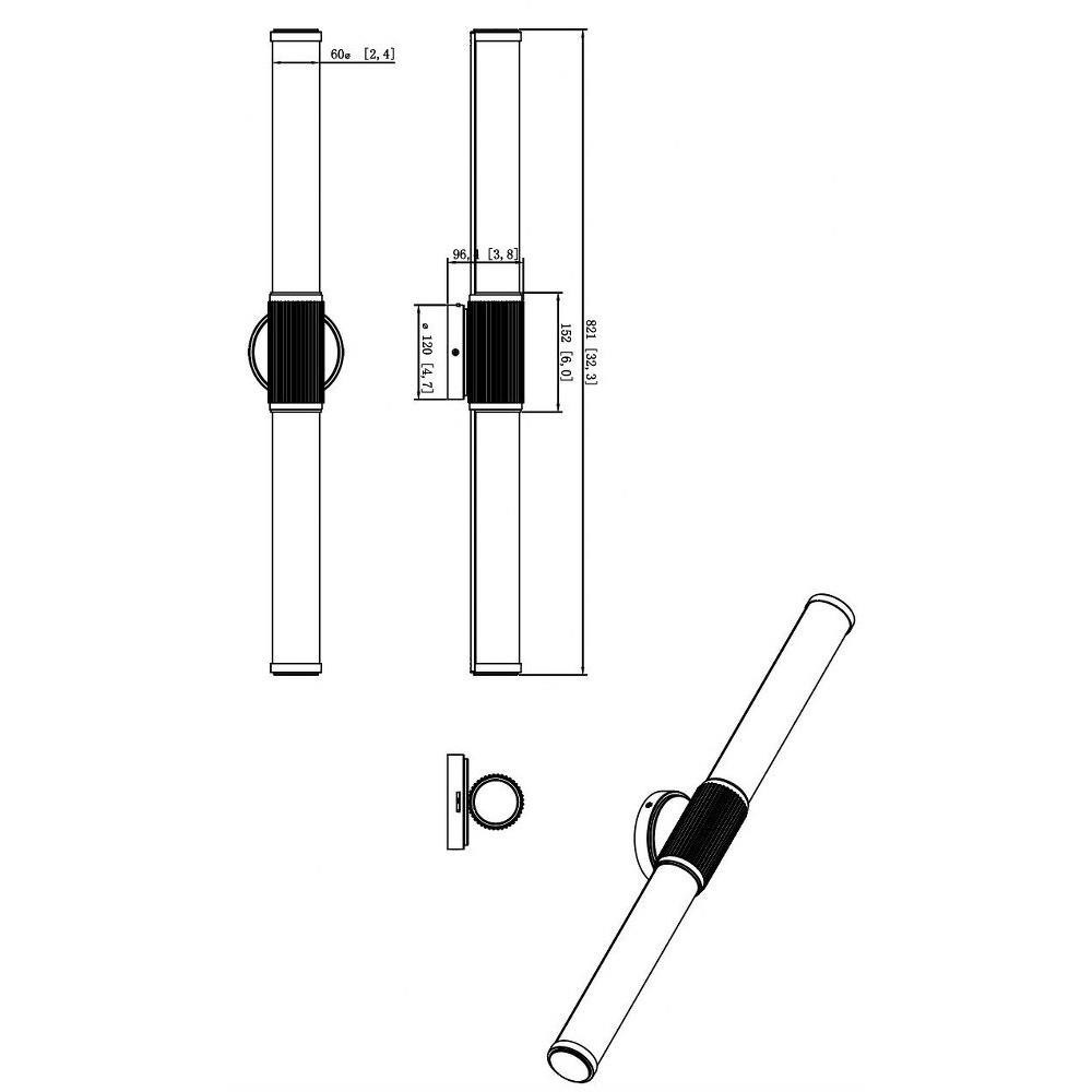 1021-32W-CH-LED | dimension