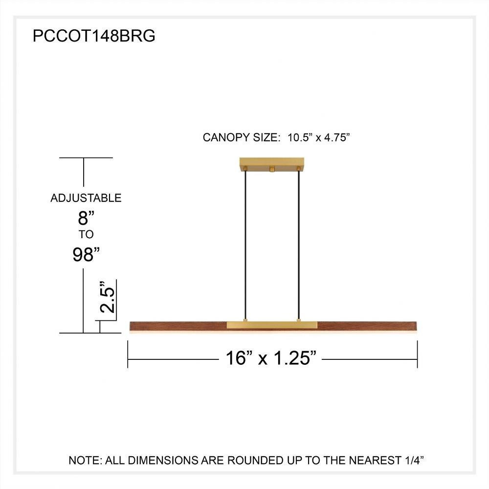 PCCOT148BRG | dimension