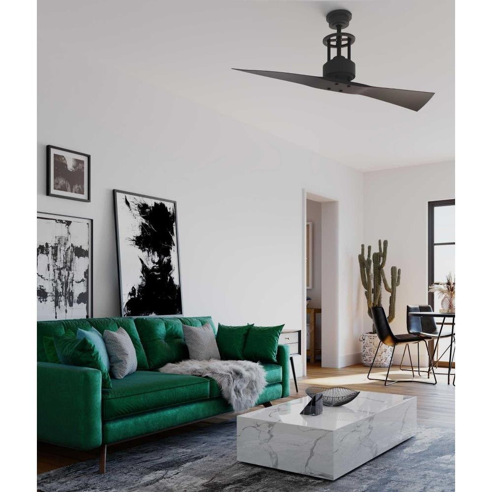 Spades Wide Ceiling Fan Handheld Remote 56 Inch wide by Progress