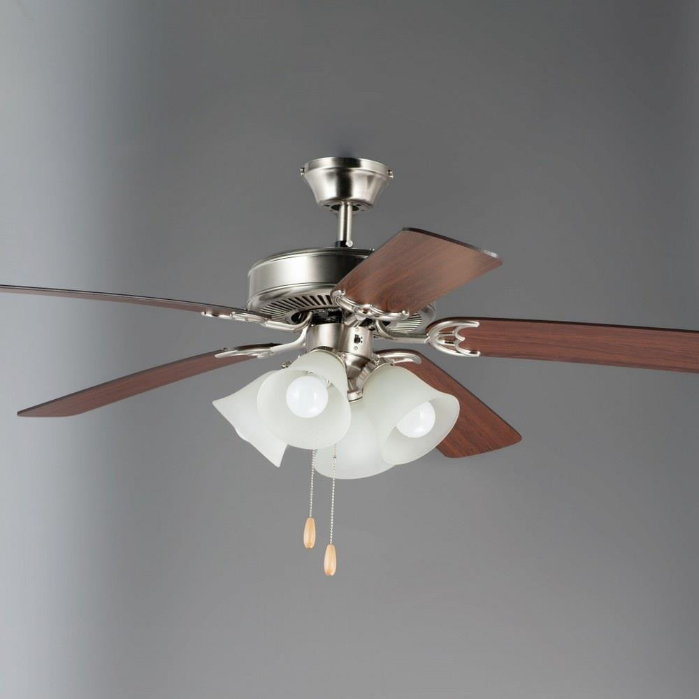 Basic Max Indoor Ceiling Fan with Light Kit 52 Inches wide by Basic Max Indoor Ceiling Fan with Light Kit 52 Inches wide by