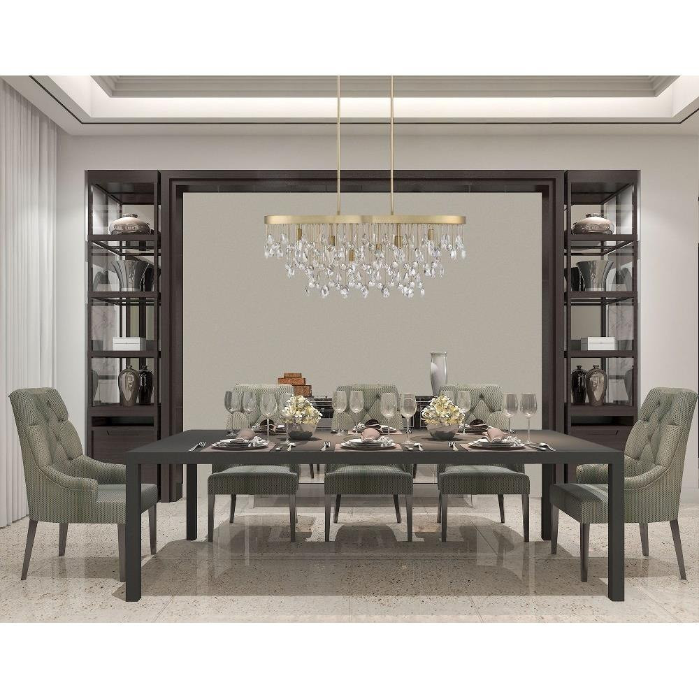 Livorno 8 Light Small Linear Chandelier by Savoy House - 1-1847-8