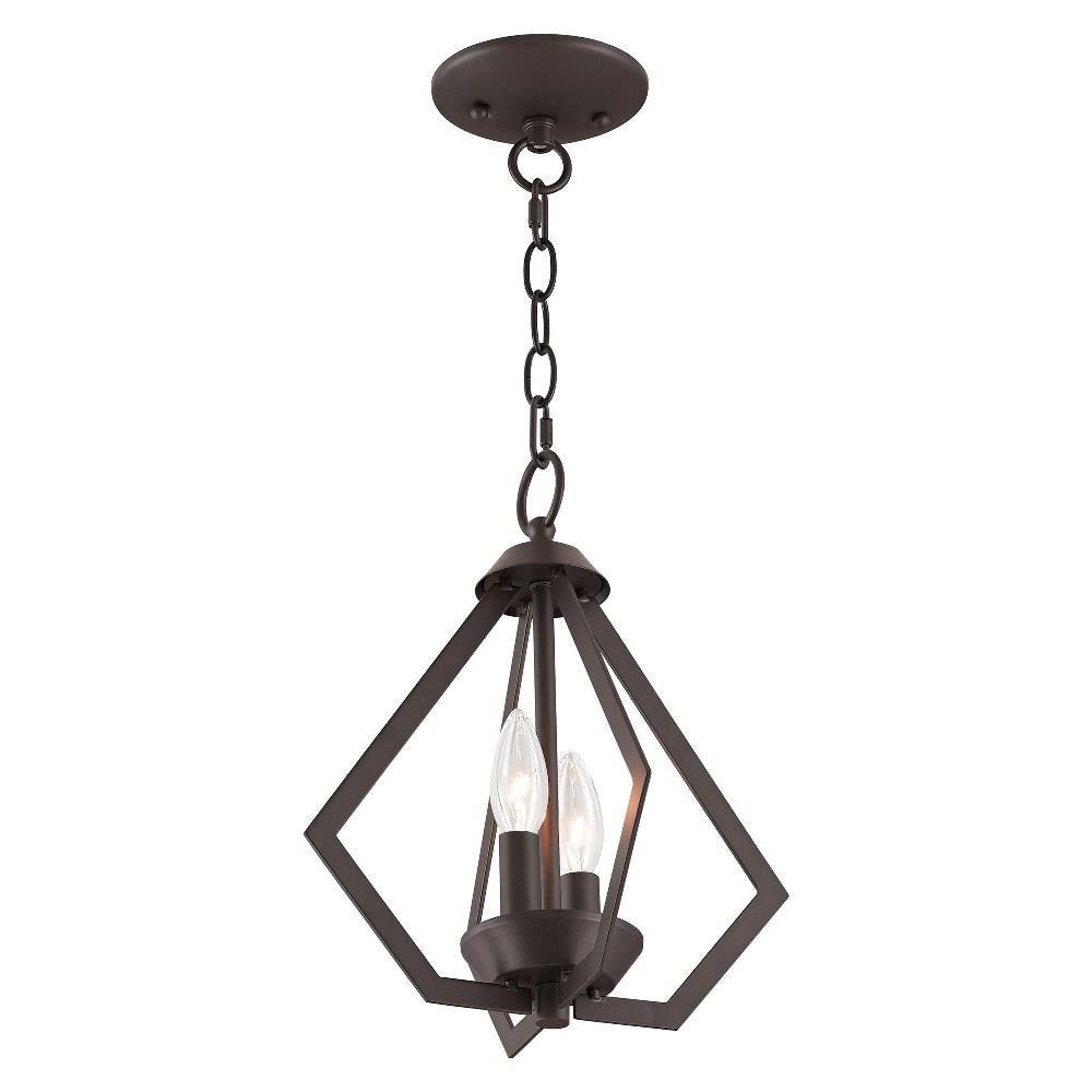 Prism 2 Light Mini Chandelier by Livex - 40922 - LivexLights