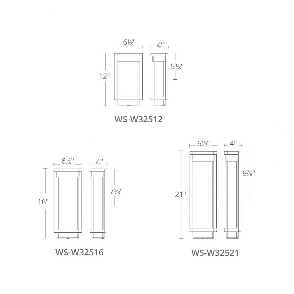 WS-W32516-BZ | dimension