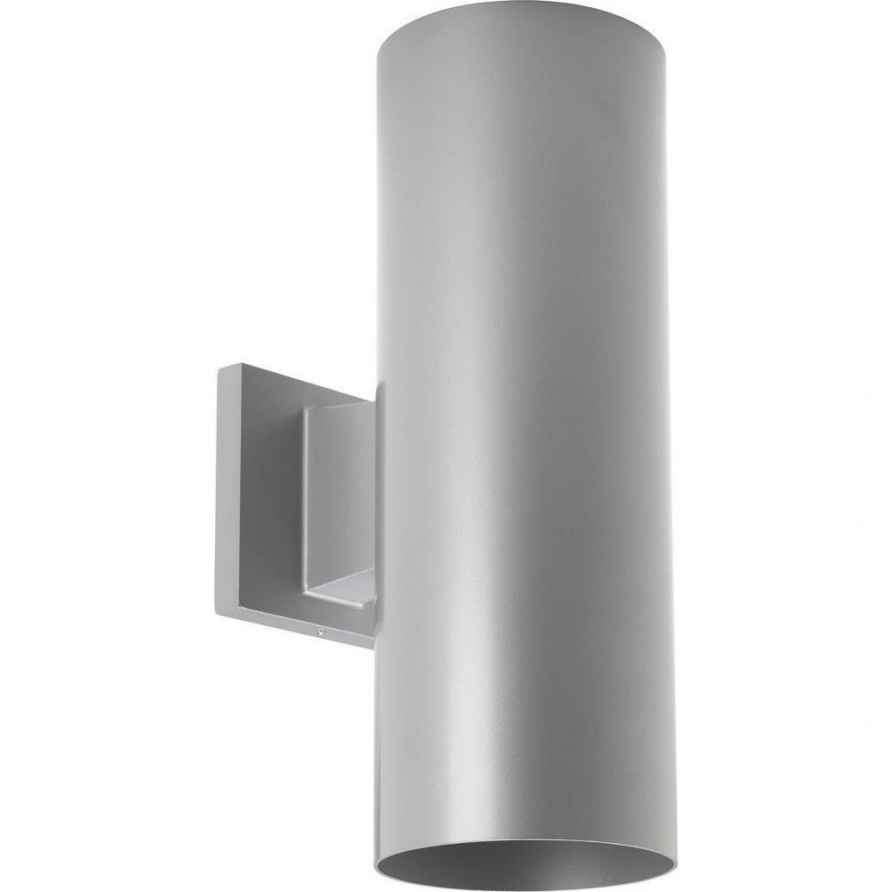Cylinder 2 Light Modern Outdoor Wall Lantern by Progress - P5675