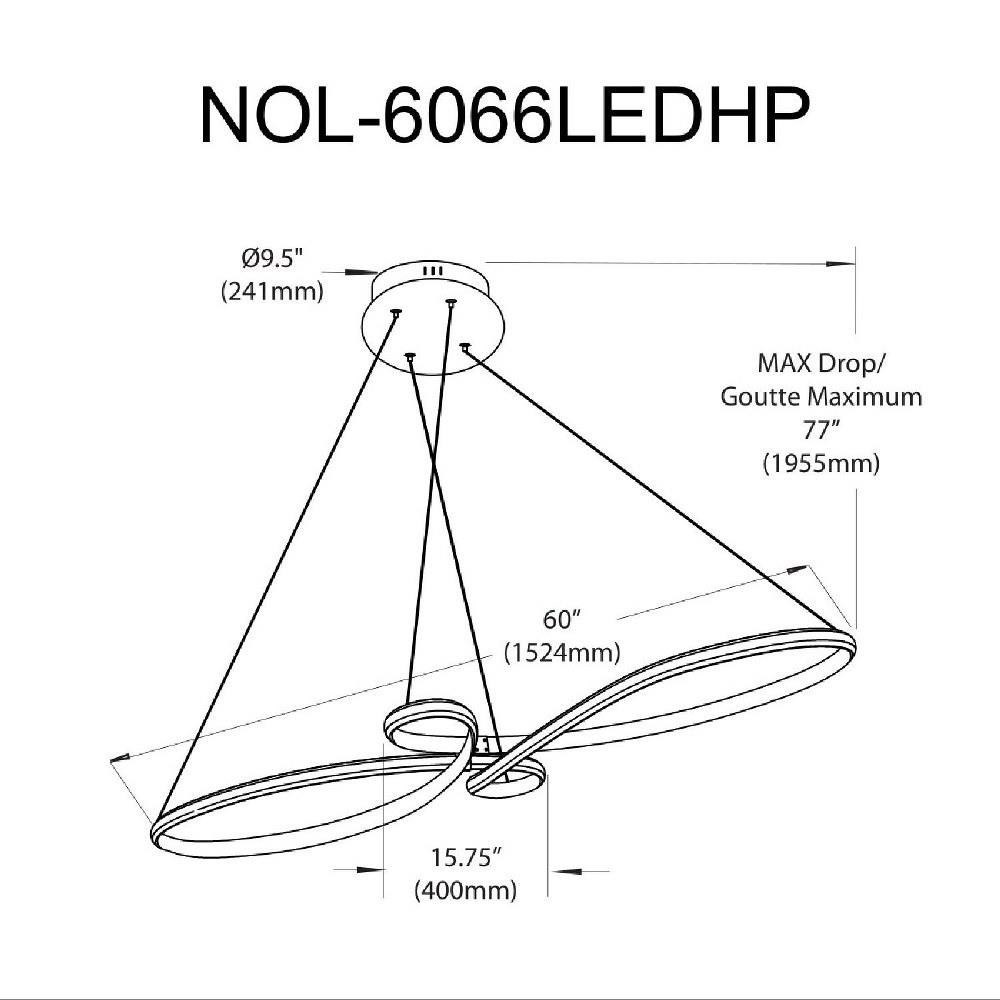 NOL-6066LEDHP-MB | dimension