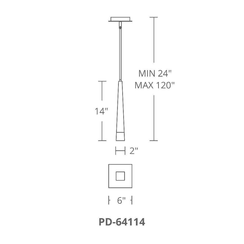 PD-64114-BK | dimension