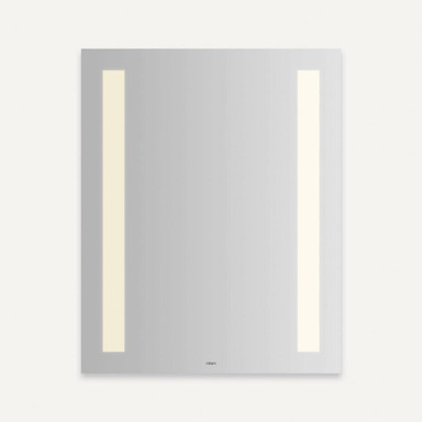 Vitality 24 Inch Rectangular Lighted Mirror with Defogger by Robern - YM2430RCFPD_1