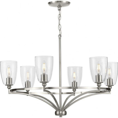 Parkhurst 6 Light Large Chandelier by Progress - P400297