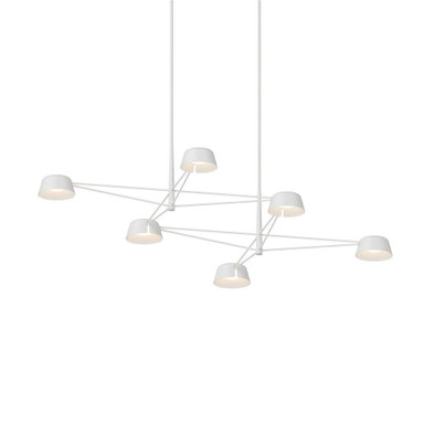 Sastoit Way 51W 6 LED Chandelier 12 Inch Tall and 67.75 Inch Wide - 181-BEL-1395889