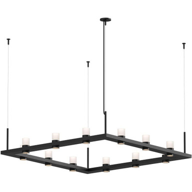 Kaxl Path LED Square Oversized Pendant 56 Inch Wide - 181-BEL-1277899