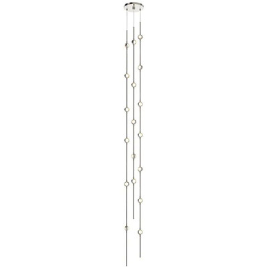 Fokoi Trail 36W 18 LED Tall Chandelier 76 x 6 Inch - 181-BEL-1277774