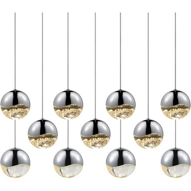 Jeasat Circle 11 LED Large Pendant 3.75 Inch Tall and 37.5 Inch Wide - 181-BEL-492882