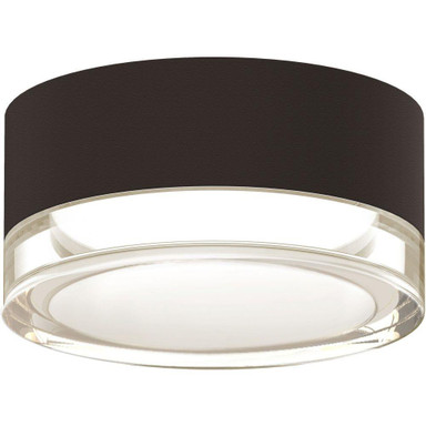Sazei Court 1 LED Clear Cylinder Lens Flush Mount 5 Inch Wide - 181-BEL-1395882