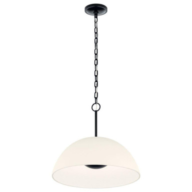 Mikale 25W 1 LED Pendant 16.5 Inch Tall by Kichler - 52828