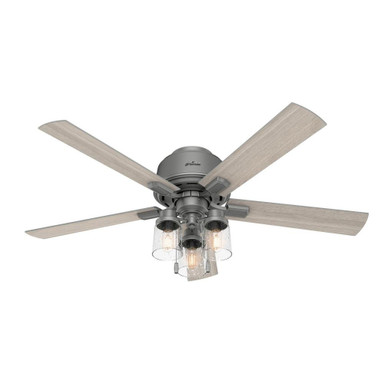 Hartland 52 Inch Low Profile Ceiling Fan with LED Light Kit by Hunter Fans - 1000932