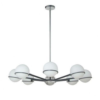 Sofia 8 Light Oversized Chandelier by Dainolite - SOF-388C
