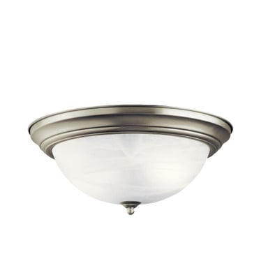 3 Light 15.25 Inch Wide Swirl Glass Flush Mount by Kichler - 8110