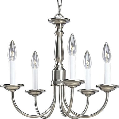 Trinity 5 Light Small Chandelier by Progress - P4009