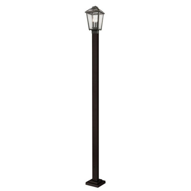 Bayland 3 Light Outdoor Post Mount Lantern 9.25 x 111 Inches by Z-Lite - 539P1H